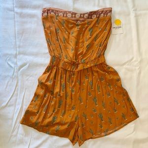 NWT Arizona Jean Co. Cactus Print Romper
